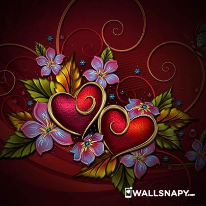 3d love dp for whatsapp profile - Wallsnapy