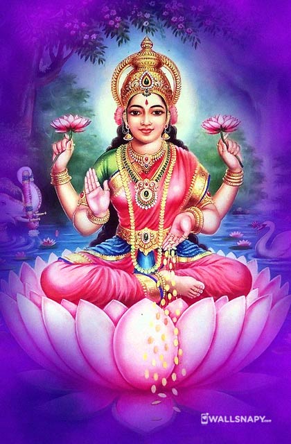 Beautiful goddess maa lakshmi devi hd wallpapers for mobile - Wallsnapy