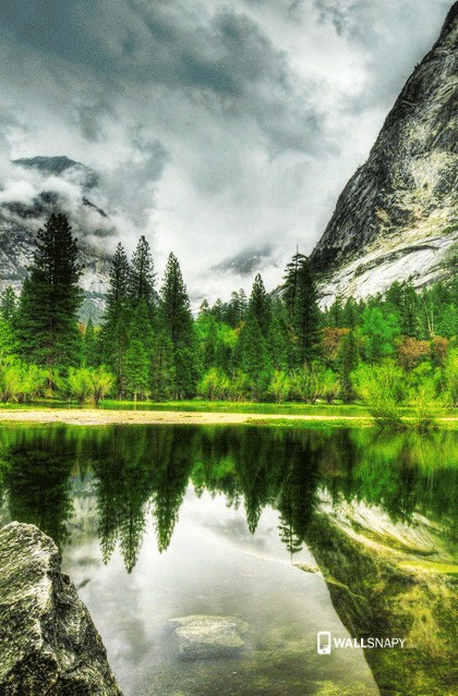 Lake Nature Photography Mountain Scenery 4K Wallpaper iPhone HD Phone #2770g