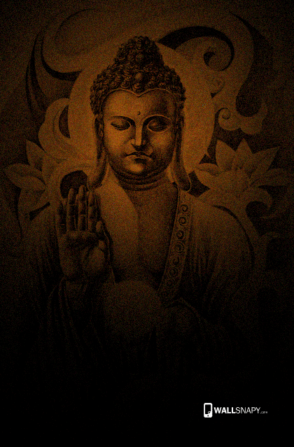 Buddha painting hd wallpaper for mobile - Wallsnapy