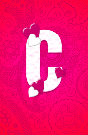 c-letter-hearten-design-hd-wallpaper