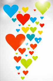 colorful-heart-hd-mobile-wallpaper