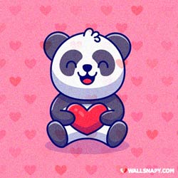 cute-panda-with-heart-dp-for-whatsapp