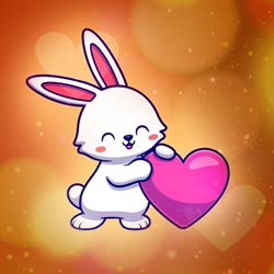 cute-rabbit-love-heart-dp-images