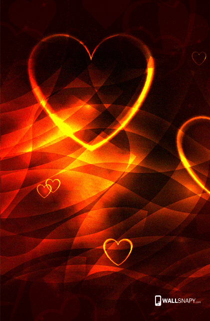 Heart background hd wallpaper for mobile - Wallsnapy