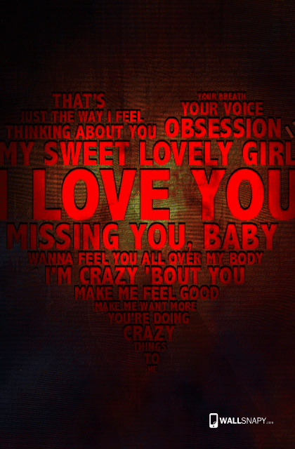 I love you words images free for mobile - Wallsnapy