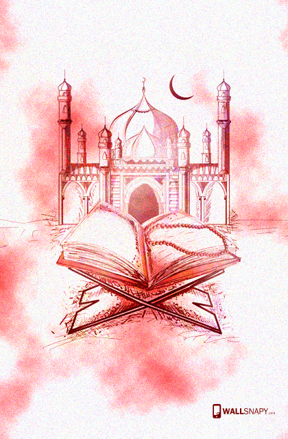 Islam temple with quran hd wallpaper for mobile - Wallsnapy