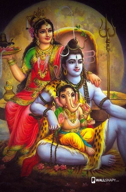 Lord shiva maa parwathi ganesh hd wallpapers - Wallsnapy