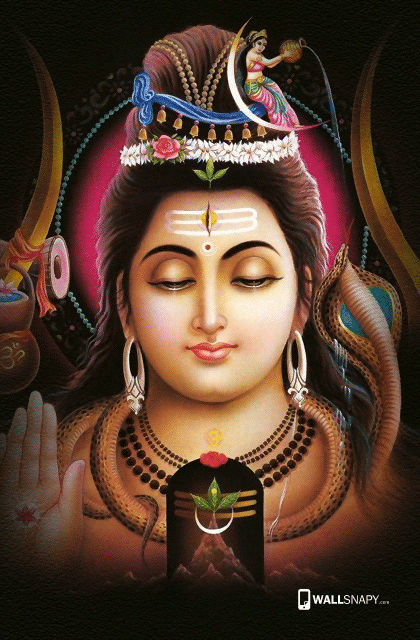 Lord shiva with lingam hd pic for mobile - Wallsnapy