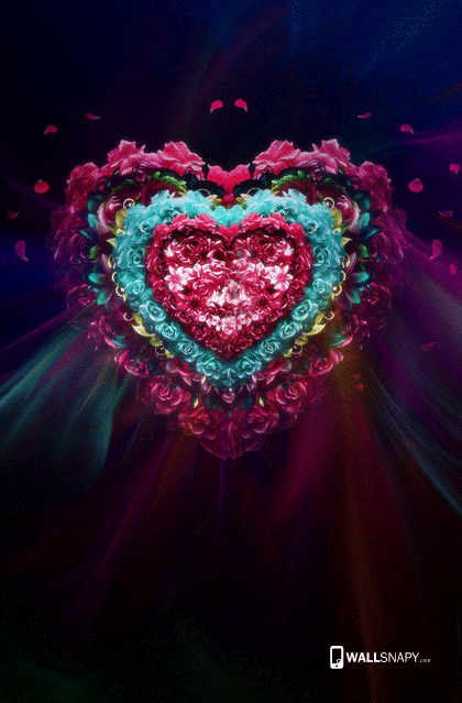 Love heart wallpaper hd for mobile - Wallsnapy