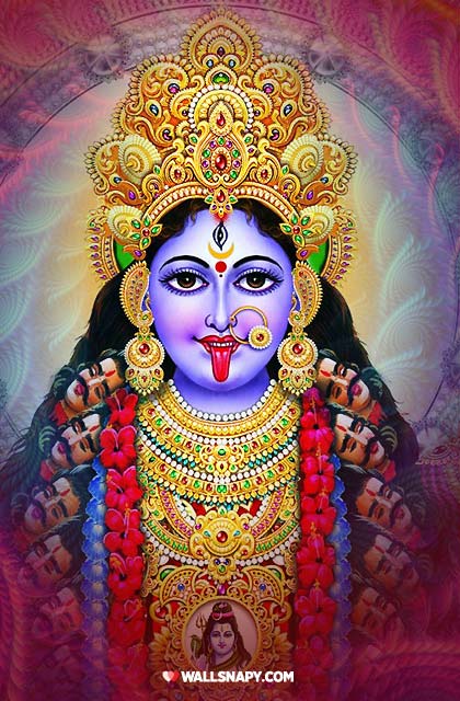 Maa kali face hd wallpaper dp images for mobile - Wallsnapy