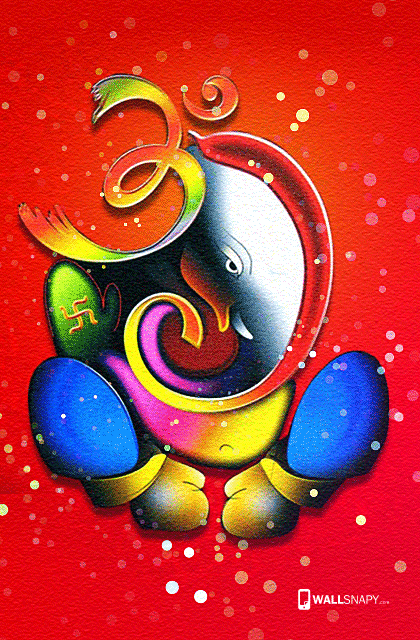 Moder ganesha art wallpaper for mobile - Wallsnapy