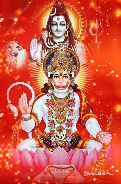 New hanuman with shiva mahadev hd images wallpapers - Wallsnapy