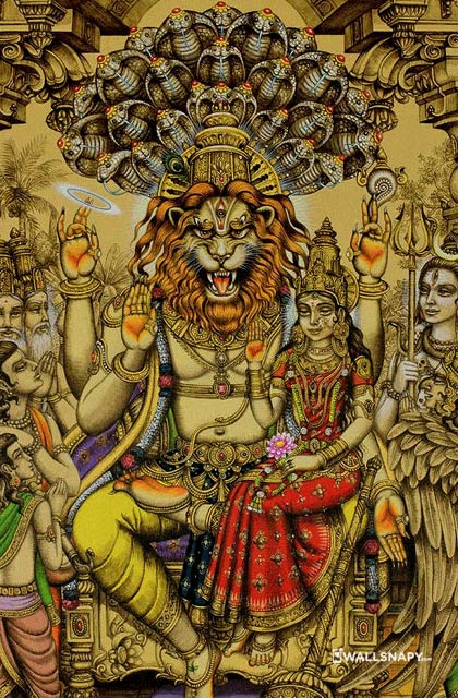 Rare lakshmi narasimar images download - Wallsnapy