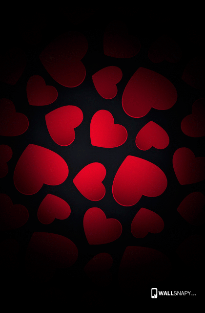 Red heart hd wallpaper for mobile