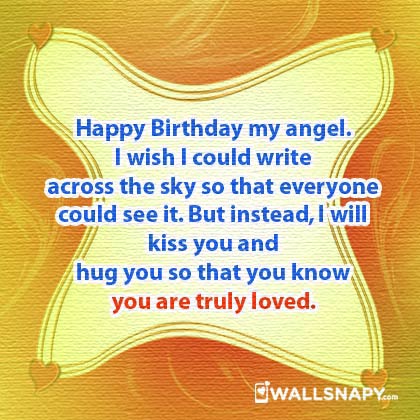 Romantic birthday quotes for girlfriend - Wallsnapy