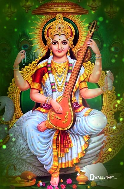 Maa Saraswati Wallpaper pics  HD images  Goddess Saraswati