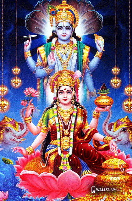 Vishnu maha lakshmi hd wallpaper - Wallsnapy